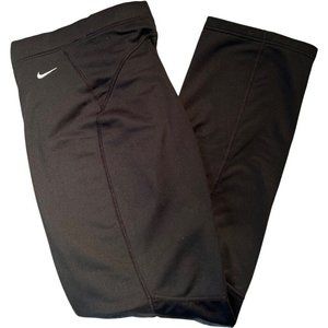 Nike Womens  Athletic Running Workout Pants Joggers Pockets  Black Large